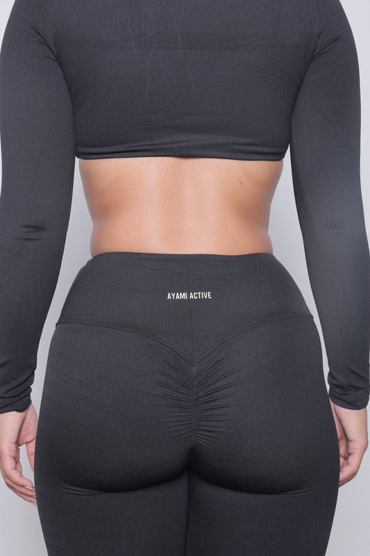 YOGA PANTS - ONYX BLACK