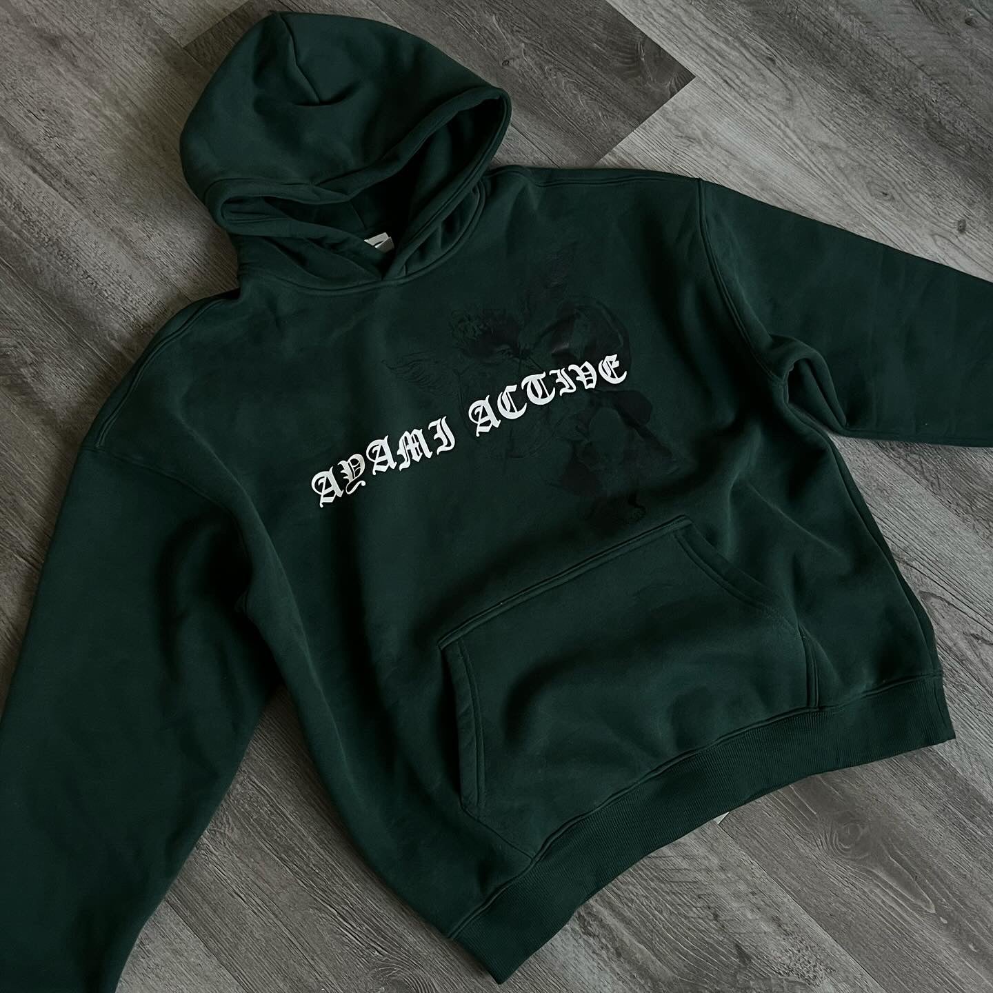 PUMP COVER HOODIE - FOREST GREEN