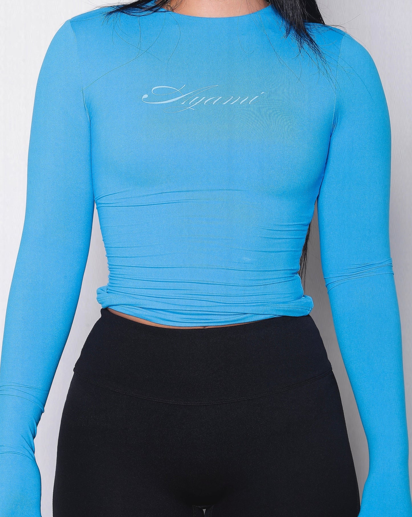 BUTTER LONG SLEEVE - AZURE BLUE