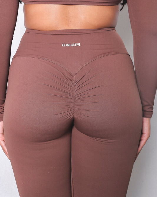 YOGA PANTS - COCOA