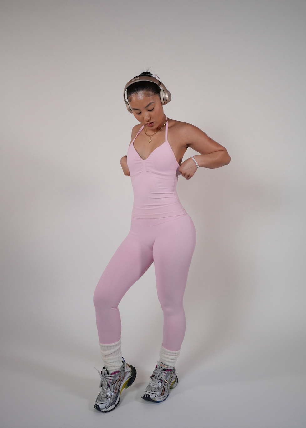 HALTER TANK - SAKURA PINK