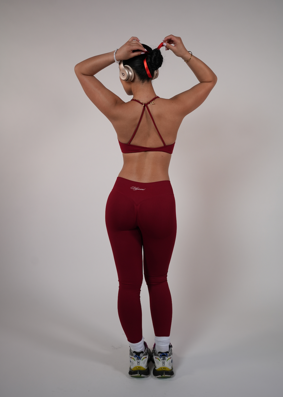 SPORTS BRA - AKA RED
