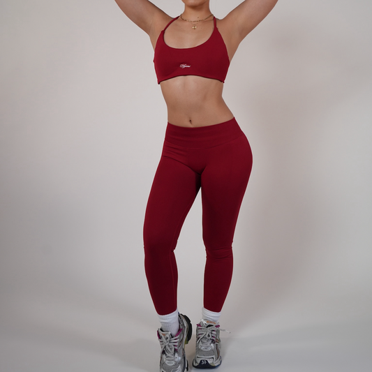 SPORTS BRA - AKA RED